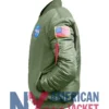 Alpha Industries Nasa MA-1 Green Bomber Jacket