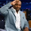 Anthony Mackie The Tonight Show S12 Blue Blazer