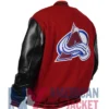 Avalanche Colorado Black And Red Varsity Jacket