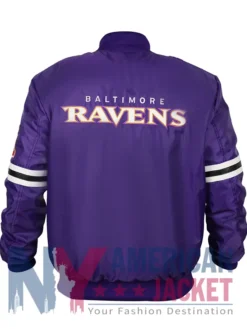 Baltimore Purple Bomber Ravens Jacket