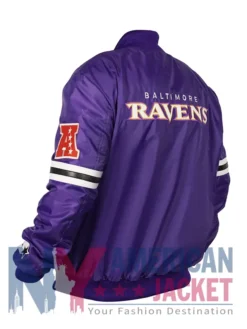 Baltimore Purple Ravens Bomber Jacket