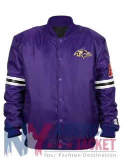 Baltimore Ravens Bomber Purple Jacket