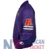 Baltimore Ravens Purple Bomber Jacket