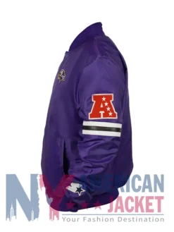Baltimore Ravens Purple Bomber Jacket
