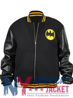 Batman Black Bomber Jacket