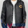 Bears Leather Chicago Black Jacket