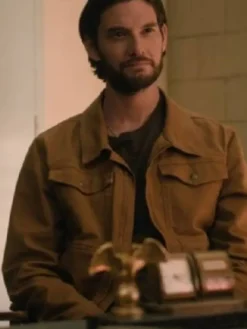 Ben Barnes The Institute S01 Cotton Brown Jacket