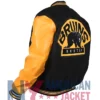Boston Bruins Varsity Black And Yellow Wool Jacket
