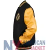 Boston Bruins Wool Black And Yellow Varsity Jacket