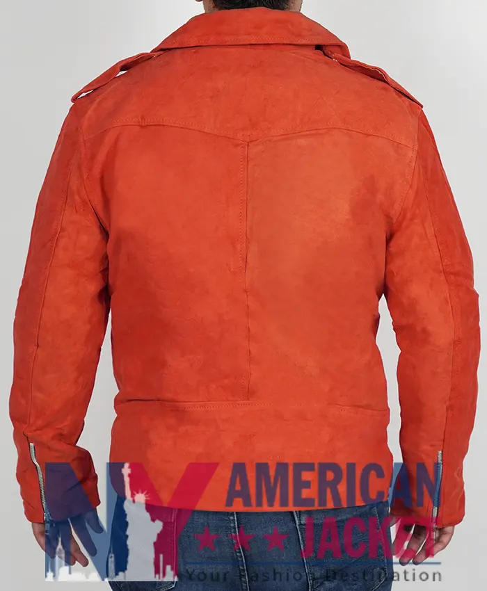 Brando Suede Biker Leather Jacket