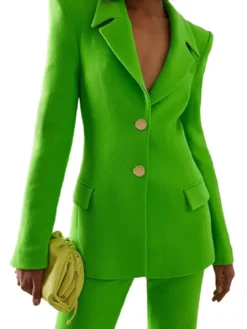 CBS Mornings 2025 Gayle King Single-Breasted Blazer