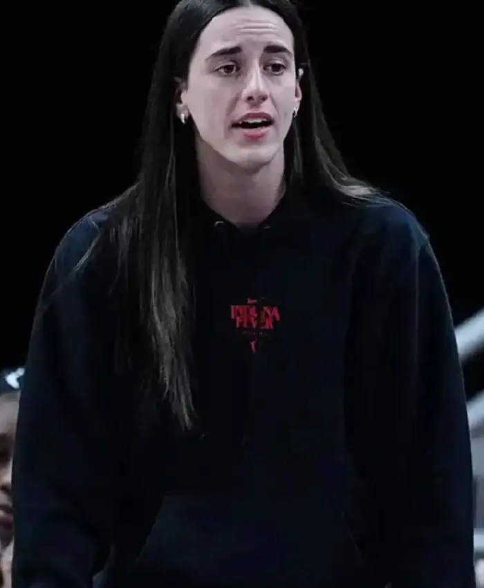 Caitlin Clark Indiana Fever Stranger Things Black Hoodie