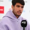 Carlos Alcaraz 2025 Queen’s Club Final Purple Hoodie