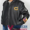 Chicago Leather Bears Black Jacket