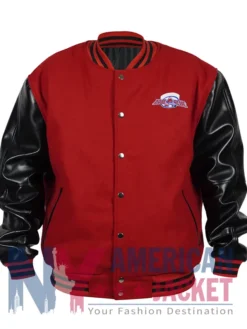 Colorado Avalanche Black And Red Varsity Jacket