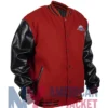 Colorado Avalanche Red And Black Varsity Jacket