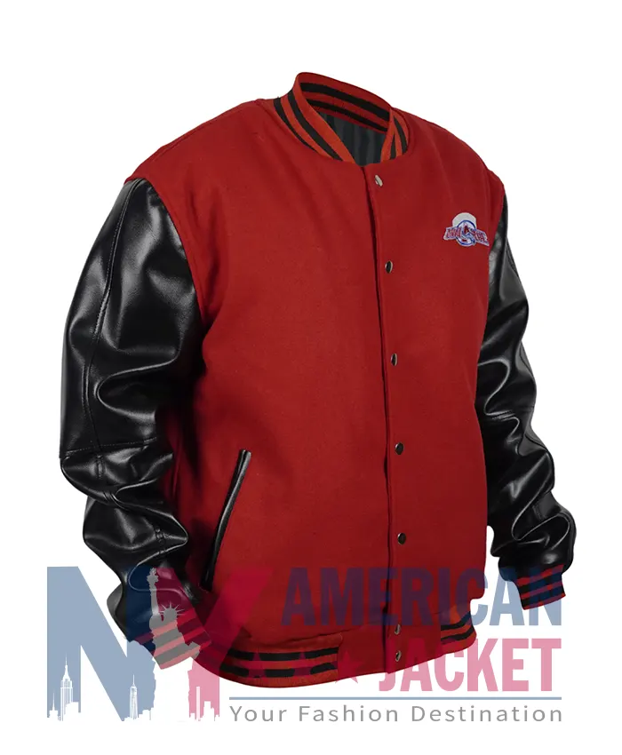 Colorado Avalanche Red And Black Varsity Jacket