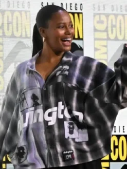 Comic-Con International 2025 Taylour Paige Plaid Shirt