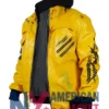 Cyberpunk 2077 Edgerunners David Yellow Hooded Jacket