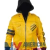 Cyberpunk Hooded 2077 Edgerunners David Yellow Jacket