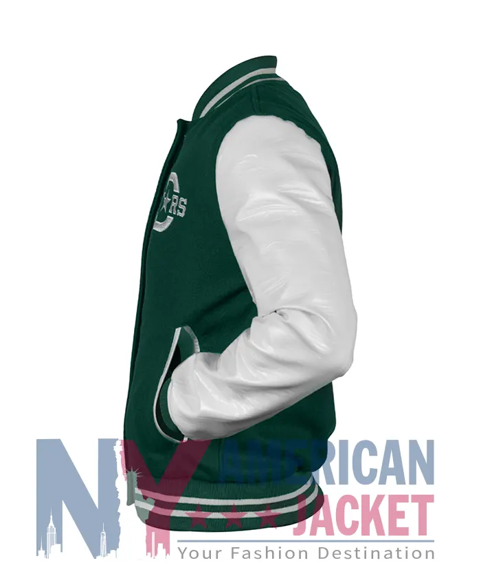 Dallas Stars Varsity Leather-Wool Jacket
