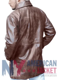 Distressed Dean Brown Leather Winchester Jacket