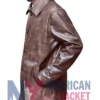Distressed Dean Winchester Brown Leather Jacket