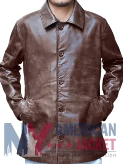 Distressed Leather Dean Winchester Brown Jacket