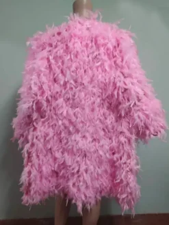 Doflamingo Cosplay Pink Fur Coat