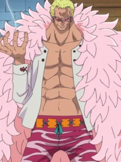 Doflamingo Pink Cosplay Fur Coat