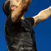Drake Wireless Festival 2025 Leather Black Vest