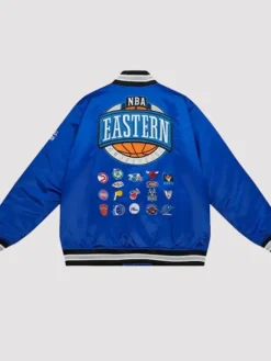 Eastern Conference Satin Mitchell & Ness Jacket