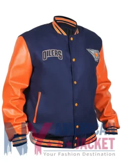 Edmonton NHL Oilers Varsity Jacket