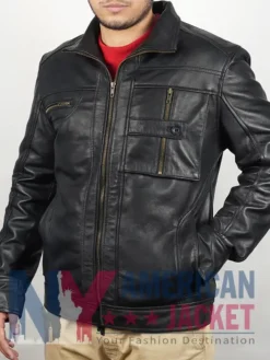 Elnor Evan Evagora Star Leather Trek Picard Jacket