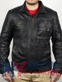 Evan Evagora Star Leather Trek Picard Elnor Jacket