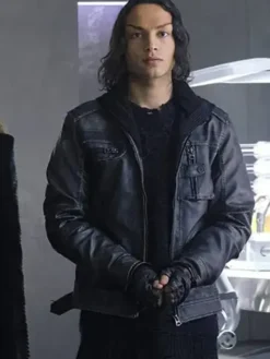 Evan Evagora Star Trek Picard Elnor Leather Jacket