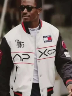 F1 Movie Damson Idris Varsity Racing Jacket
