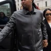 Federal Courthouse Luis Ortiz Leather Black Jacket