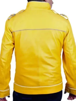 Freddie Mercury Leather Yellow Jacket