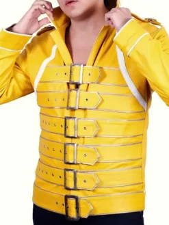 Freddie Yellow Mercury Leather Jacket