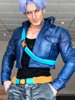 Future Trunks Capsule Corp Blue Jacket
