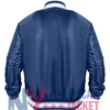 Georgetown Blue Varsity Satin Jacket