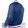 Georgetown Varsity Satin Blue Jacket