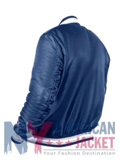 Georgetown Varsity Satin Blue Jacket