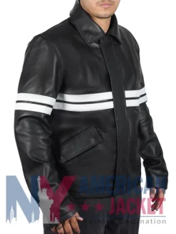 Good Will Hunting Matt Damon Black Leather Jacket