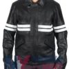 Good Will Matt Damon Hunting Leather Black Jacket