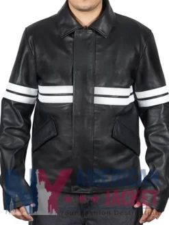 Good Will Matt Damon Hunting Leather Black Jacket
