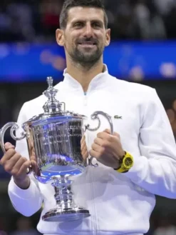 Grand 24th Slam Djokovic Novak White Jacket