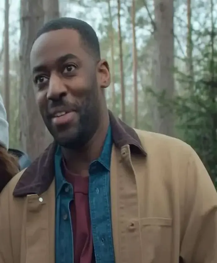 Hostage 2025 Ashley Thomas Brown Jacket