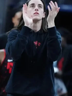 Indiana Fever Caitlin Clark Stranger Things Black Hoodie